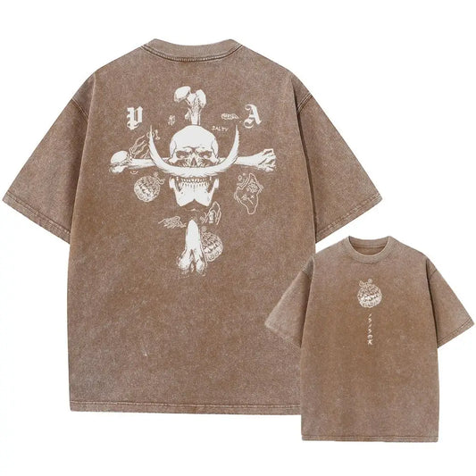 T-shirt Man Women Short Sleeve Tee Streetwear 2026 Oversized Anime Print Casual Tops Summer Y2k