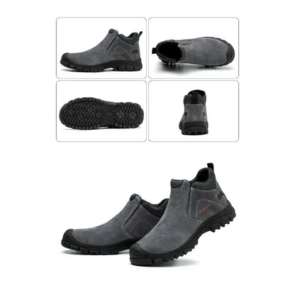 New Insulation 6KV Safety Shoes Men-Anti-Smash,Anti-Pierce Scald-Proof Welding Boots, Indestructible Work Boots for Men, Durable