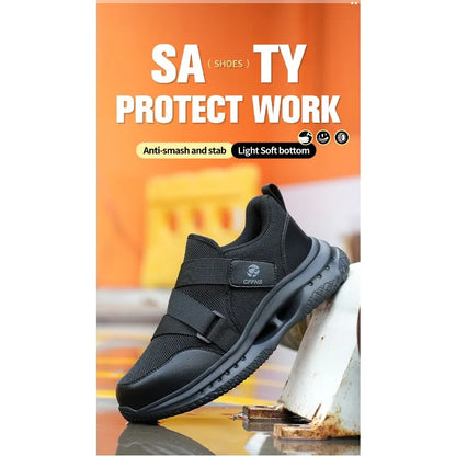 Lightweight Breathable Labor Protection Shoes Are Lightweight Anti Smashing Anti Puncture for Men A Must-have for Lazy People