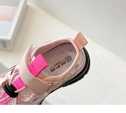 Children Sport Sandals Baby Soft Breathable Beach Sandals Summer Boys Girls Hollow Cool Running Shoes Kids Buckle Sandals