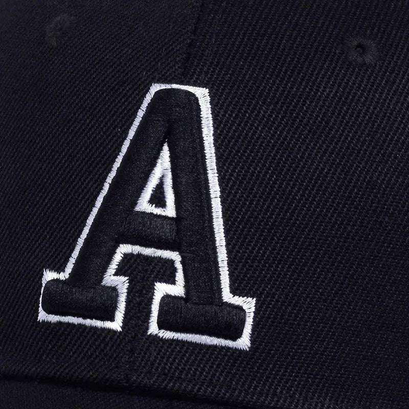 Unisex Letter Embroidery Baseball Cap Spring and Autumn Snapback Hat Adjustable Casual Cap Sunscreen Hat