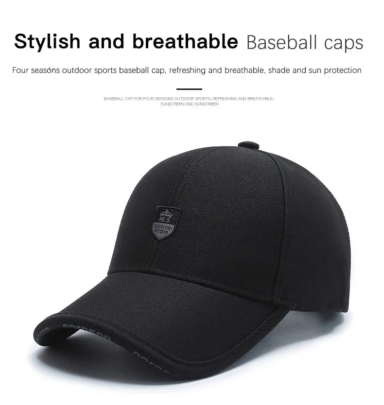 Middle-Aged And Elderly Hats, Men's Baseball, Spring And Autumn New Fashion, Dads, Foreign Styles, Versatile Sunshade Caps