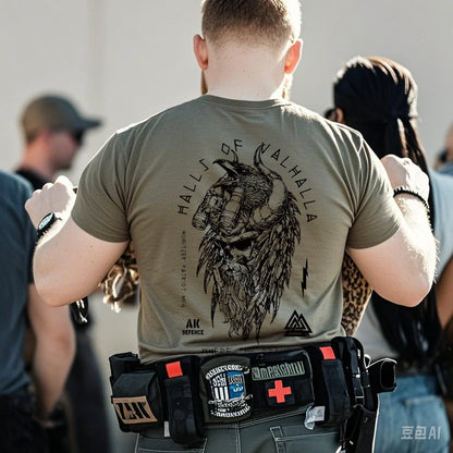 Short Sleeve T-Shirt American Tough Guy Short Sleeve T Summer Tactical Military Fan Top Men