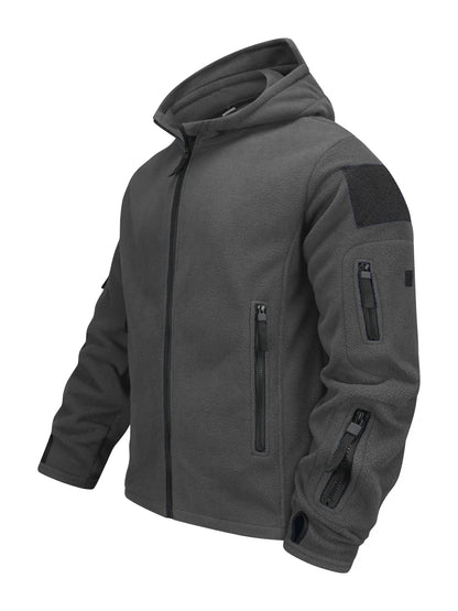 Men US Military Winter Thermal Fleece Tactical Jacket Outdoors Sports Hooded Coat Militar Softshell Hiking Outdoor Army Jackets