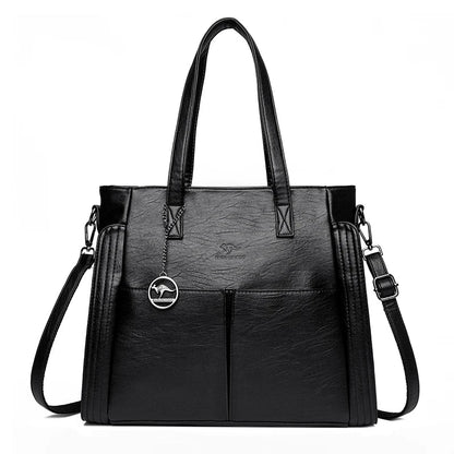 Genuine Brand Fashion Luxury High Quality 3 Layers Leather Handbag Women 2024 Crossbody Bags for Women Lady Large Capacity 2024