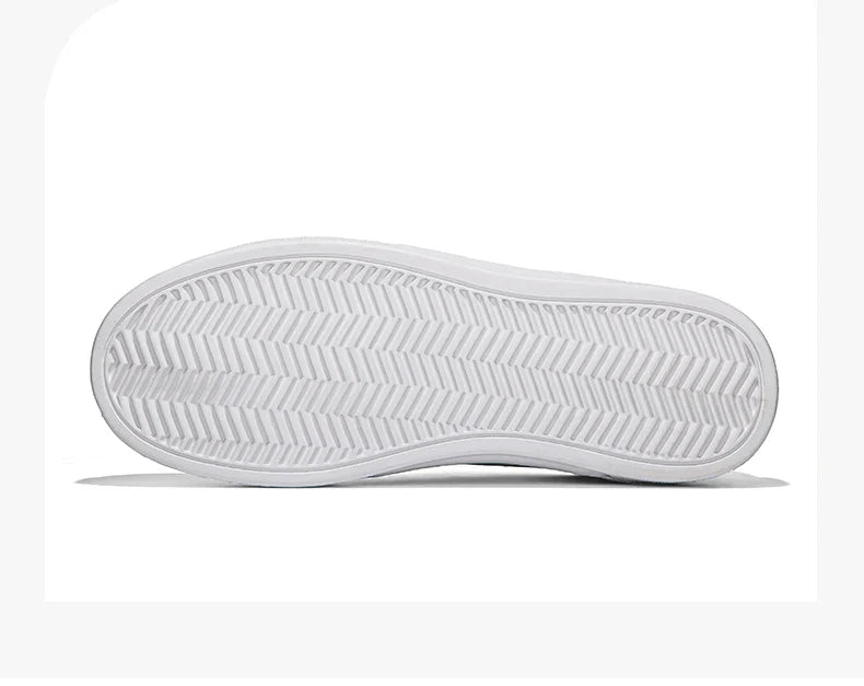 Business Casual Men's Shoes Soft Women Shoes Comfortable Casual PU Leather Shoes for Men Autumn Solid White Men Sneakers