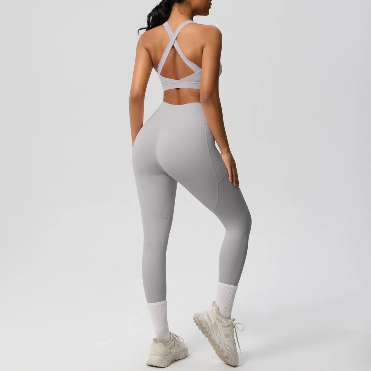 Yoga Suit Sports Set Womens Sportswear Sports women's yoga bra  Tummy Control Slimming Booty Leggings Women's tracksuit