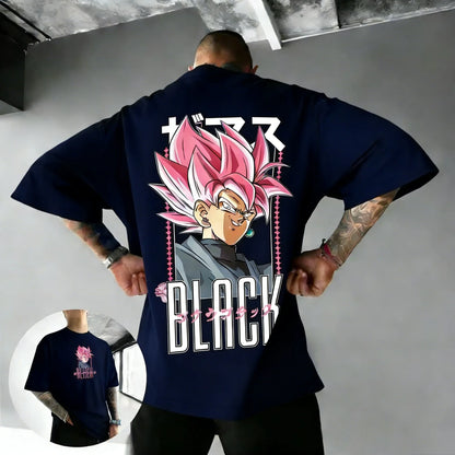 Printed Pure Cotton T-shirt Summer New Style Men's and Women's Loose Street Trendy Parent Child Top