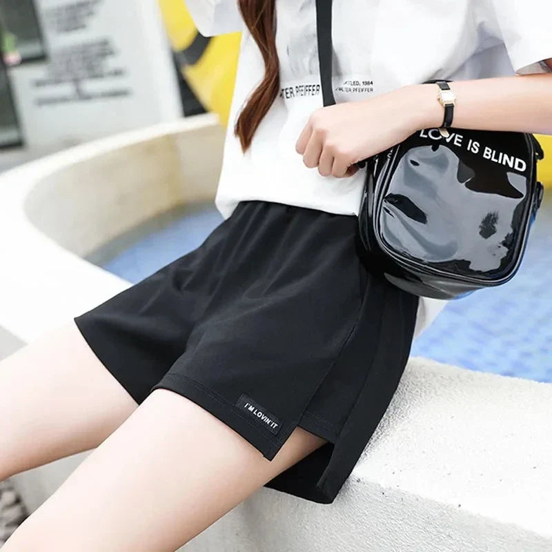 Summer Fasion Bottoms Ladies Girl Shorts Streetwear Female Women Fitness Joggers Sports Running Breathable Plus Size Short Pants