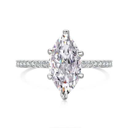18K Gold Plated 925 Sterling Silver Crushed Ice Cut Lab Sapphire Gemstone Wedding Party Fine Jewelry Rings Wholesale