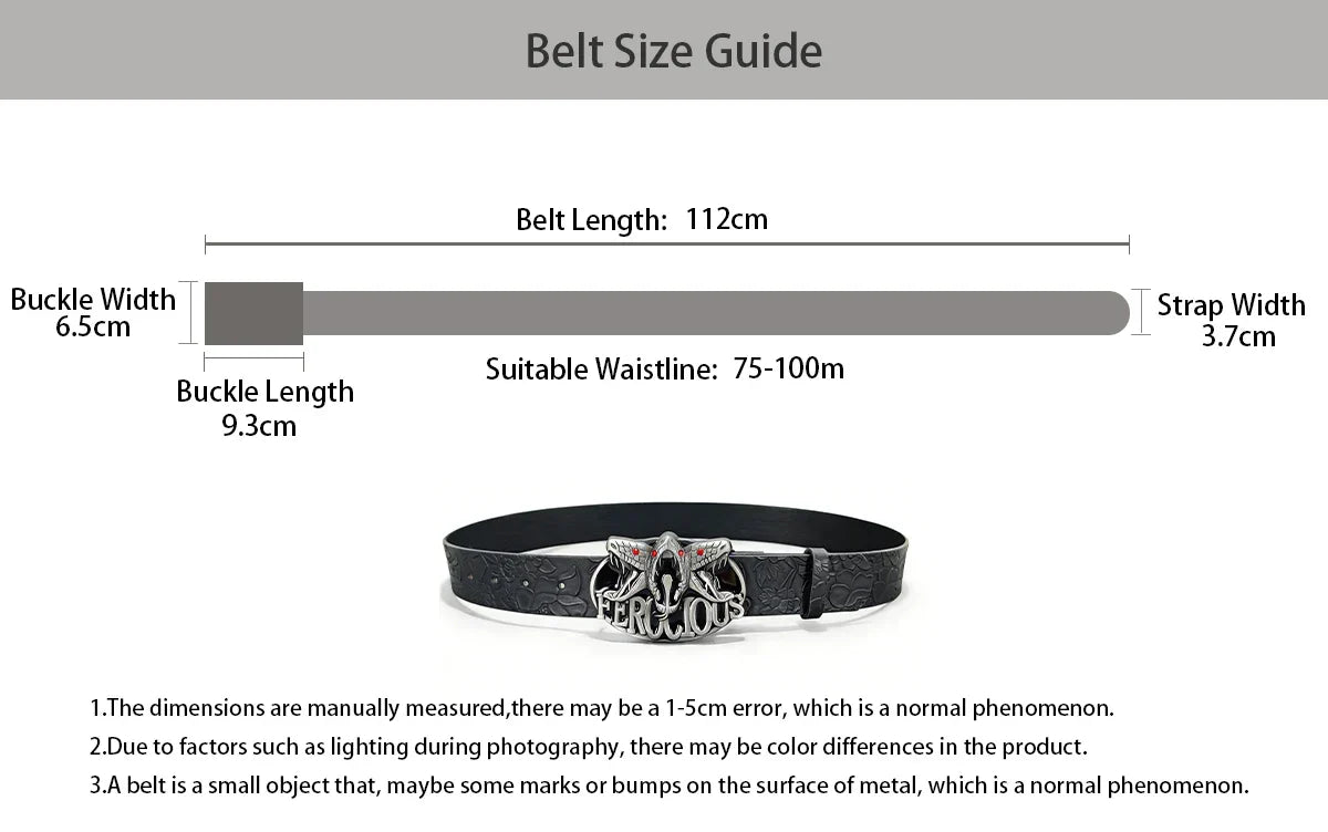 Retro Men's Belt Bohemian Style Fashion Personalized Belt For Men Women Punk Rock Y2K Belts For Jeans Dresses & Casual Wear