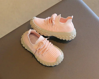 Sport Running Soft Casual Breathable Spring Autumn Baby Boys Girls Bottom Non-Slip Kids Sneakers Children Shoes