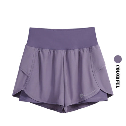 Yoga Short Woman Gym Clothes 2 In 1 High Waist Pants With Pockets Fitness Cycling Shorts Women Yoga Shorts Sportwear 2025
