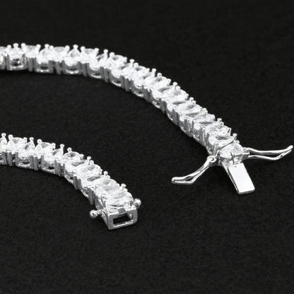 3*5mm Pear Cut Moissanite Tennis Bracelet S925 Silver Waterdrop Lab Diamond Bracelet For Women Man Party Fine Jewelry