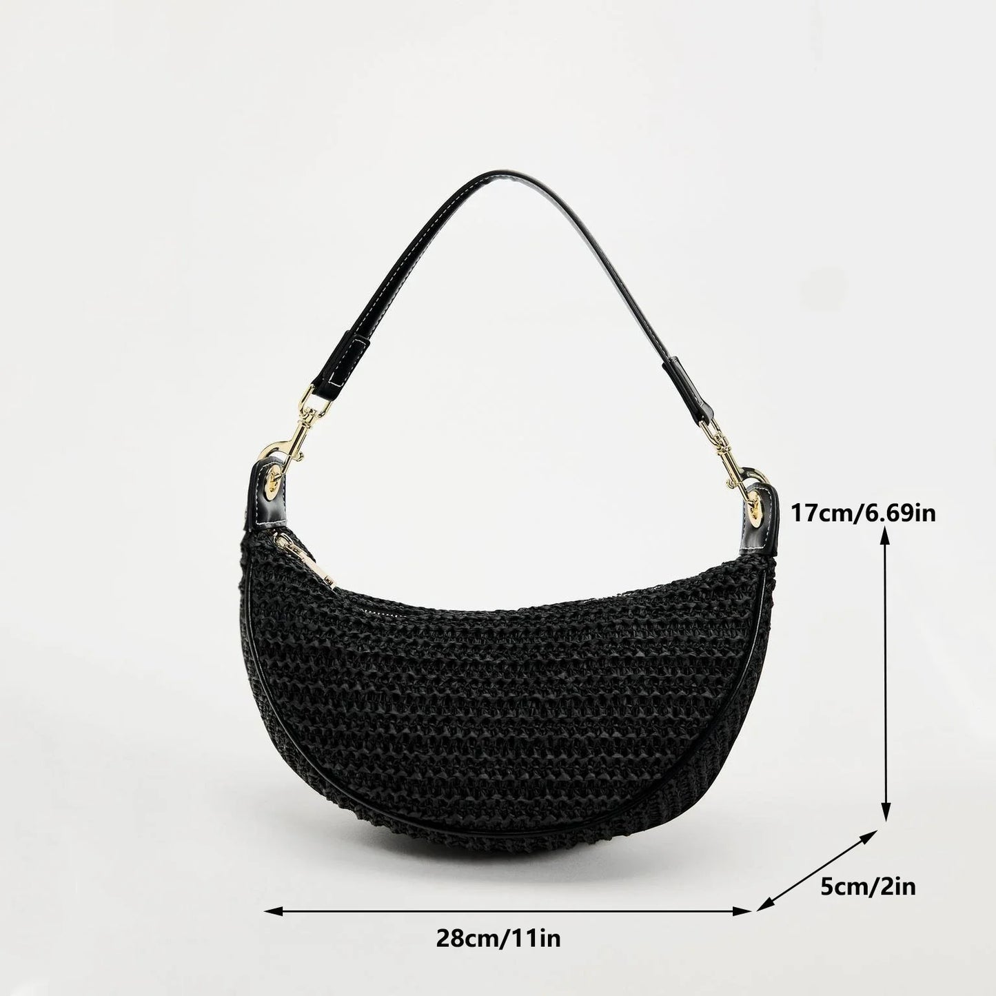 Summer新款女包女士肩斜挎包 Armpit Bag Straw Bag Seaside Beach Bag Woven Bag