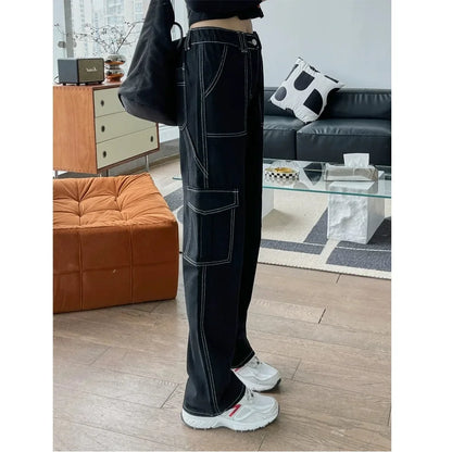 High-Waisted Slimming Design Sensible Jeans