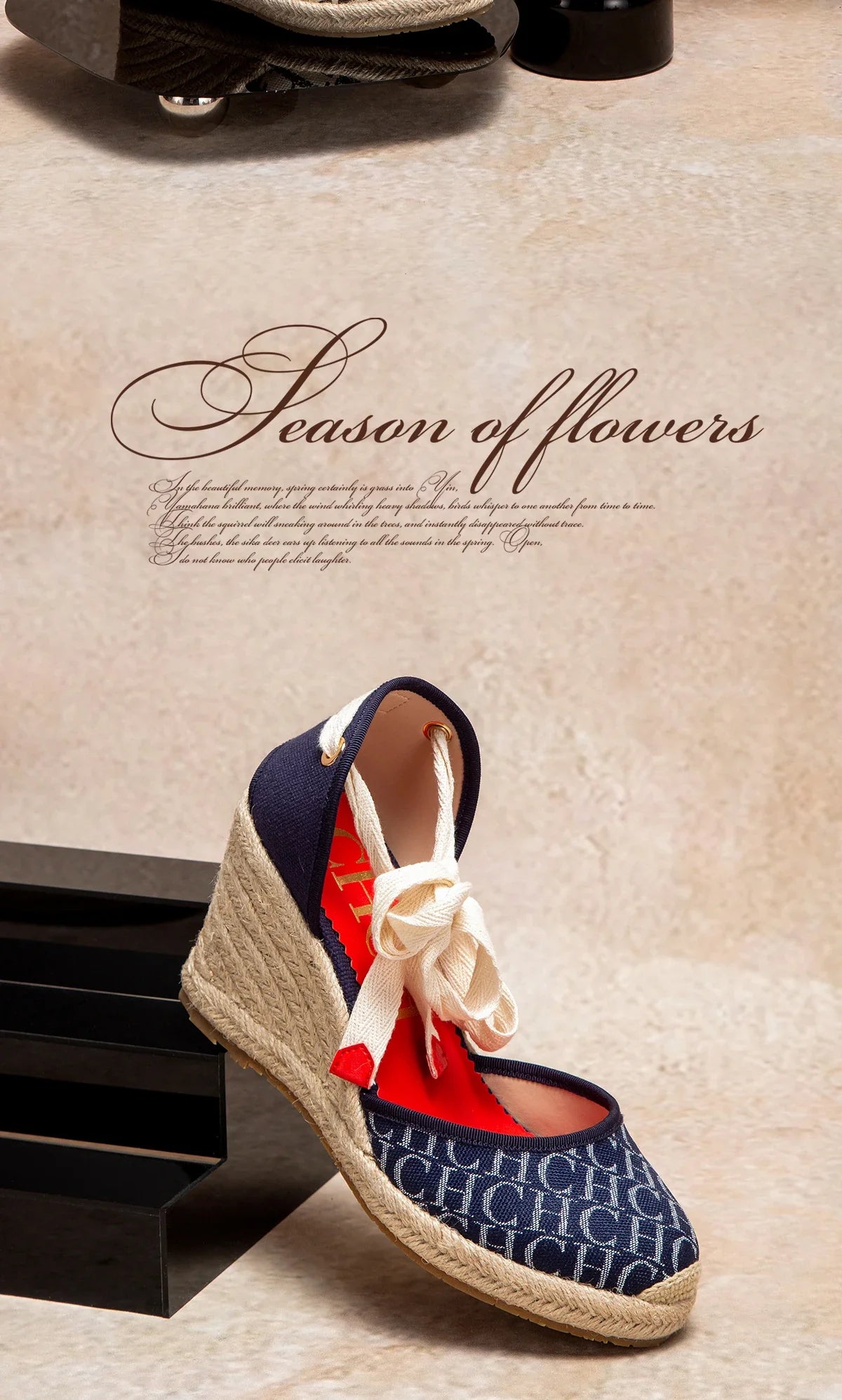 Women's High Heels Summer Espadrillle Platform Wedge 2025 Sandals Closed Toe Ankle Strap Lace up Beach Vacation Party 8cm
