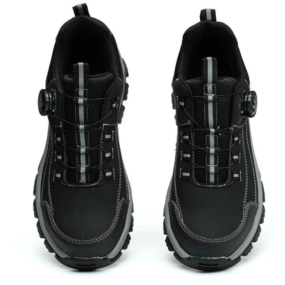 Men's Steel Head Safety Shoes Puncture And Smash Resistant Lightweight Sole Breathable Upper for Outdoor Workshop Work Shoes