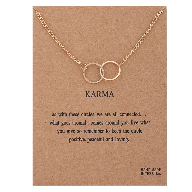New Trendy Alloy Cute Elegant Sun Love Star Leaves Clover Unicorn Luck Pendant Necklaces for Women Fashion Accessories Jewelry