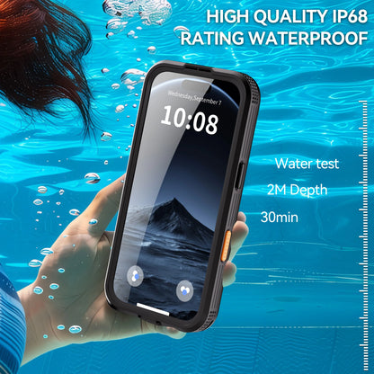 Magnetic Shockproof Dustproof IP68 Waterproof Phone Case for Apple 17Promax/ 17Pro /Air / 17 - Durable Protective Cover