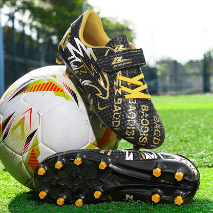 New Men Kids Soccer Shoes Non-Slip Football Boots Ultralight Cleats Match Grass Boys Professional Training Shoes Drop Shipping