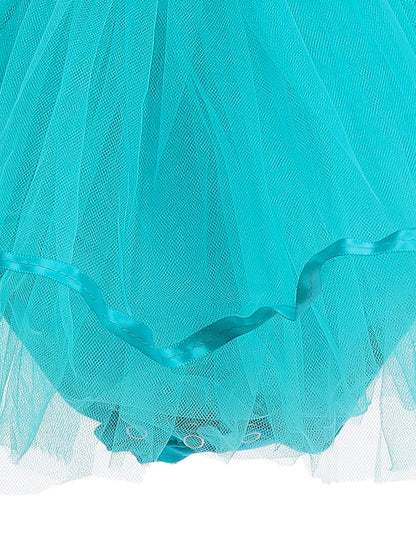 Princess Jasmine  Tutu Dress with Cape for Toddler Little Girls Ballerina Dance Costume Outfit Dancewear, Blue/Purple/Yellow