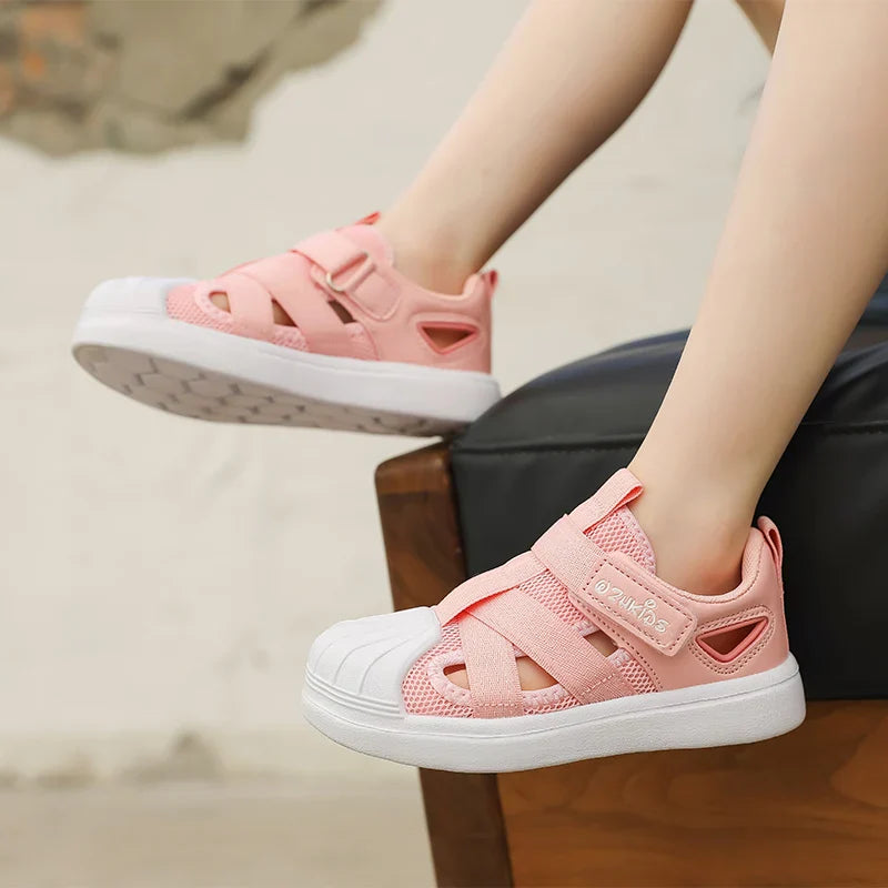 Summer new men's and women's children's sports shoes breathable outdoor sandals children's beach shoes children's