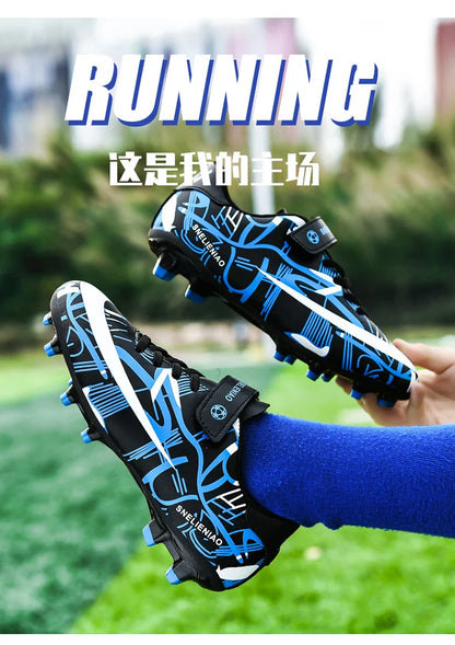 Hot TF/AG Kids Football Shoes Original Child Soccer Shoes Indoor Training Football Field Boots Children‘s Soccer Cleats Sneaker
