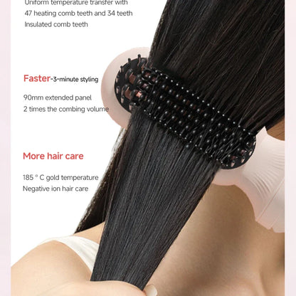 Automatic Hair Curler Negative Ion Ceramic Curling Iron - 40mm Large Wave Perm for Home Use, Lazy Person Electric Curling Wand