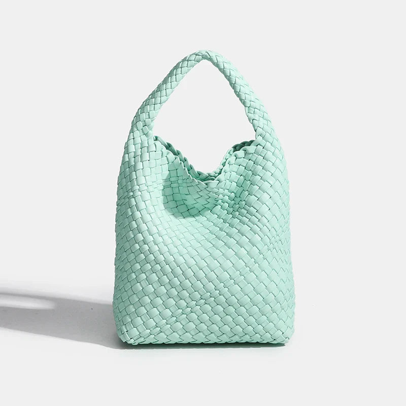 Designer bag Luxury 2024 woman bag Brand New Product PU Small size hand-woven bucket bag High quality Women's handbag