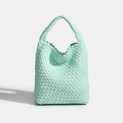 Designer bag Luxury 2024 woman bag Brand New Product PU Small size hand-woven bucket bag High quality Women's handbag