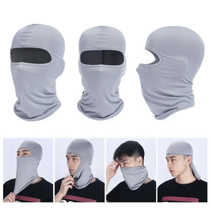 Full Face Mask Hiking Cycling Camping Hunting Airsoft Cap Bike Head Cover Summer Men Women Ski Mask Hiking Scarves