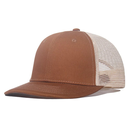 New Fashion Slight Curved Brim Baseball Cap For Men Women Summer Breakable Net Blank Truck Caps Sun Hat