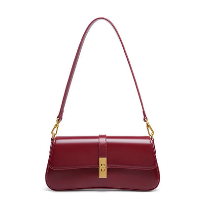 Women Genuine Leather Shoulder Bag Female Fashion Handbag Totes Small Underarm Bag Casual Daybag Mini Purse -KG1313