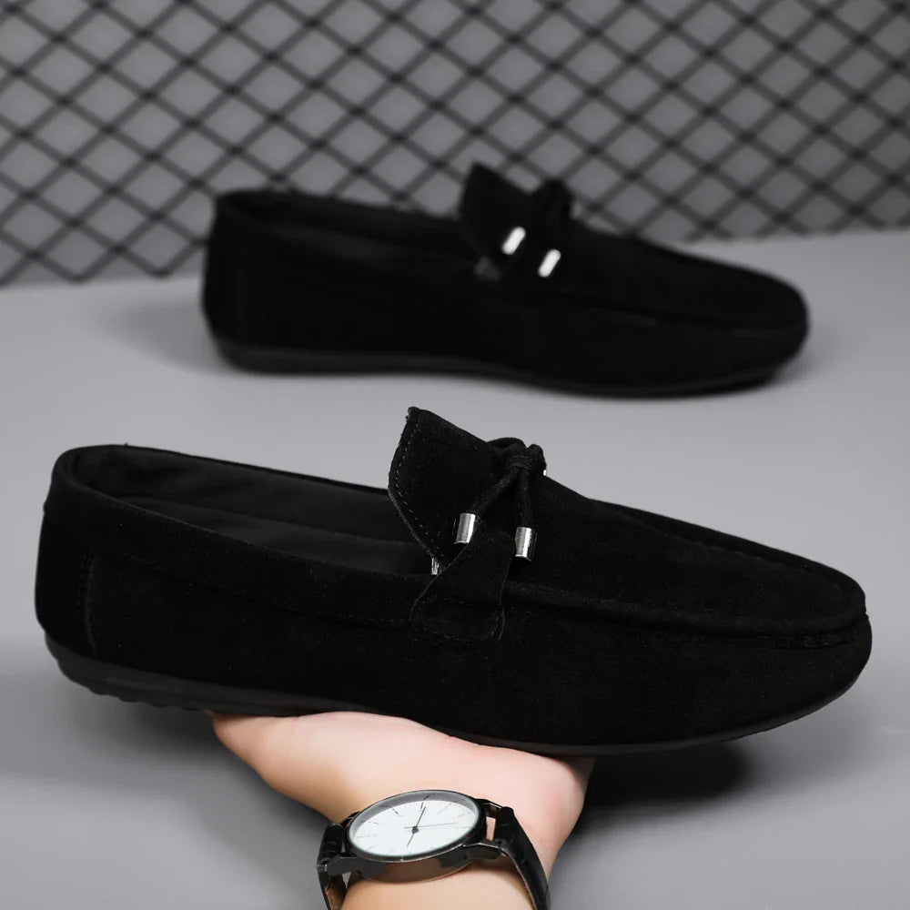 Men Loafers Soft High Quality Spring Autumn Shoes Men Casual Shoes Warm Slip on Flats Driving Shoes
