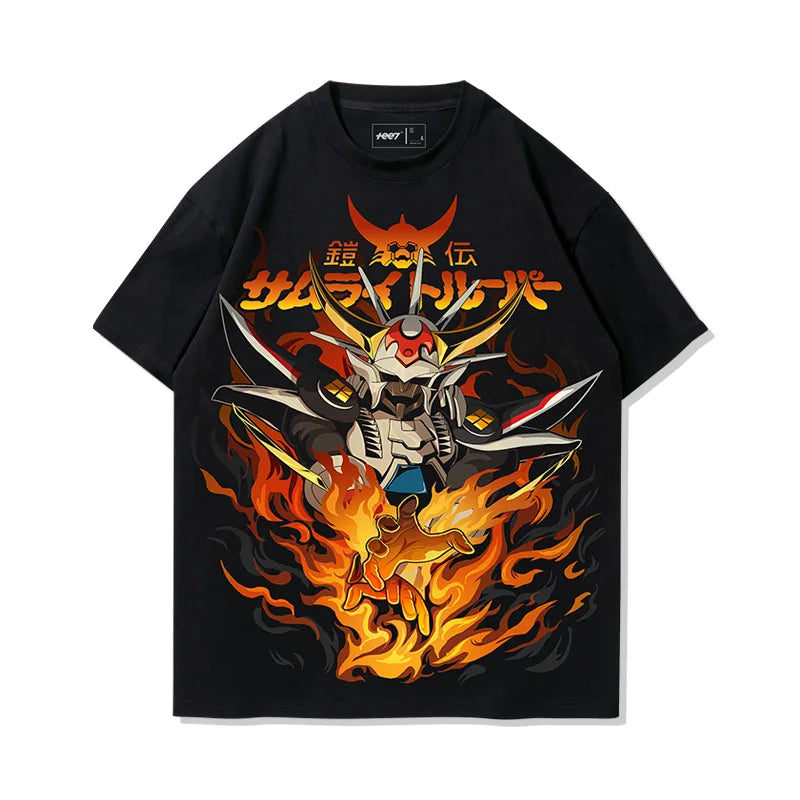 Printed T-Shirt Men's and Women's Summer New Fashion Cotton Short Sleeve Top