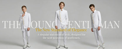 Kids Formal Suit Set from Toddler to Teen - Ship Today Graduation Recital Communion Tuxedo - Jacket Pants Outfit