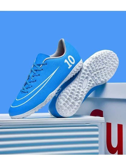 New Men Football Boots Professional Soccer Shoes Training Outdoor Adult Kids Ultralight TF/FG Sports Shoes Futsal High-quality