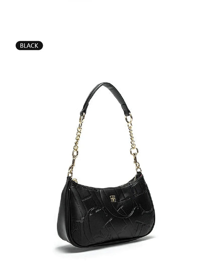 Simple Shoulder Crossbody Bag Women's Handbag Fashion Partition Durable Luxury Brand Fashion Large Capacity Bent Moon Bag