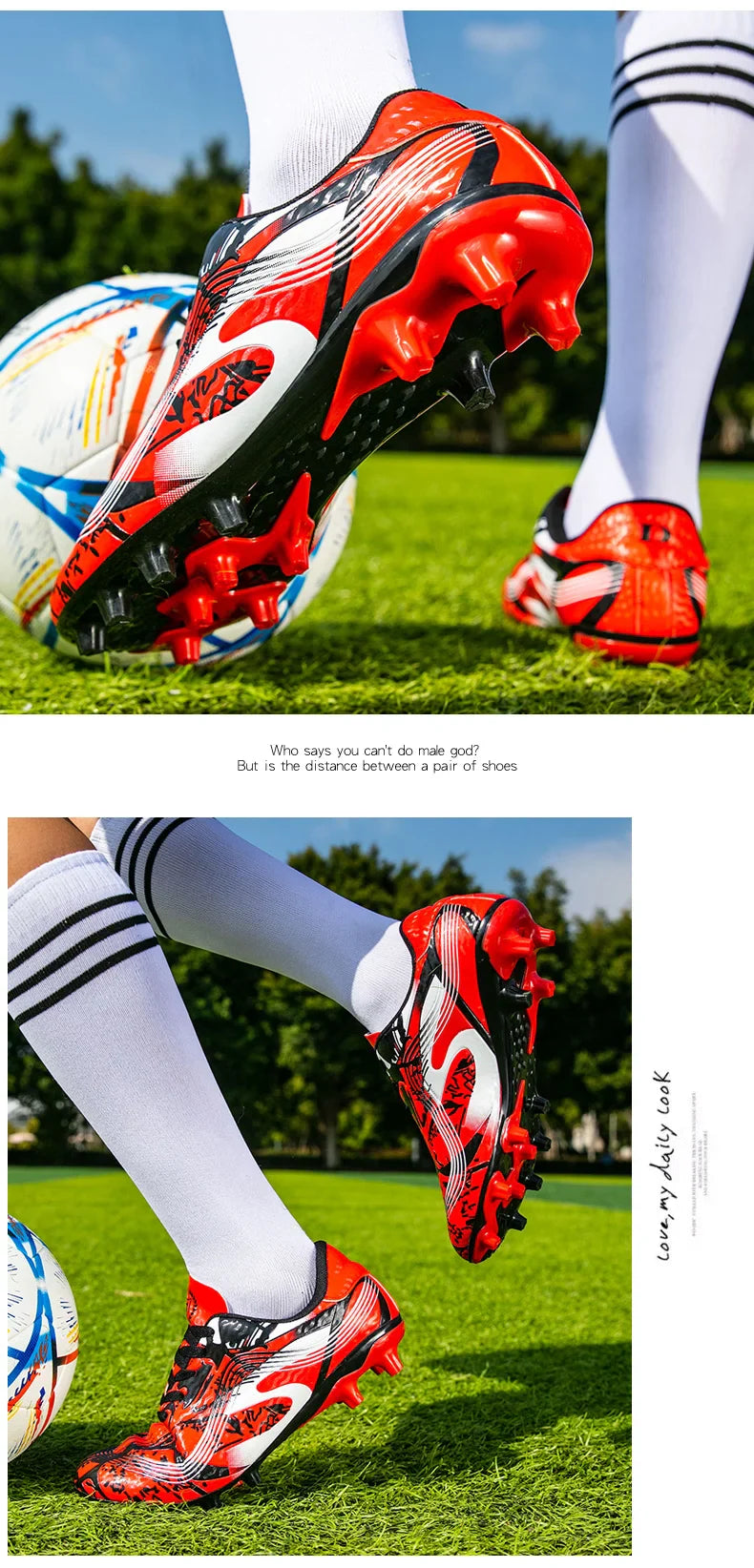 Football Boots Boys Professional  Soccer Shoes Kids Athletics Training Shoes Sports Shoe Girls Outdoor Spikes Chuteira De Campo