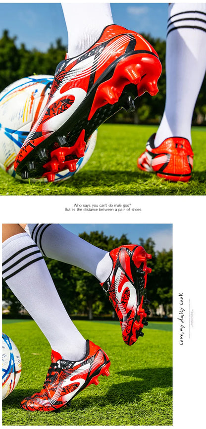 Football Boots Boys Professional  Soccer Shoes Kids Athletics Training Shoes Sports Shoe Girls Outdoor Spikes Chuteira De Campo