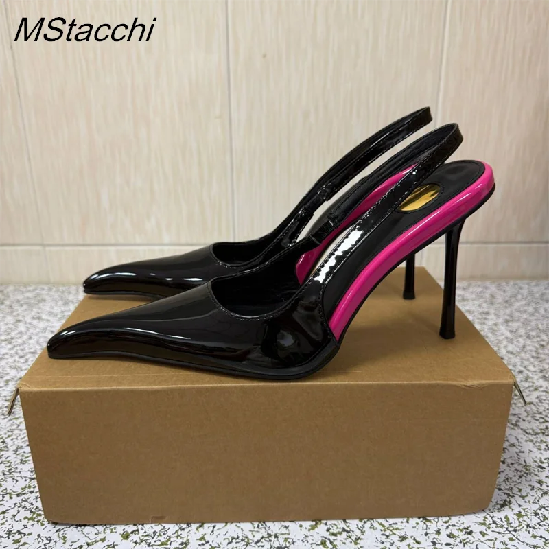 European American Women High Heeled Shoes Woman's Strange Heels Stiletto Summer Sandals Sexy Ladies Shallow Wedding Dance Pumps