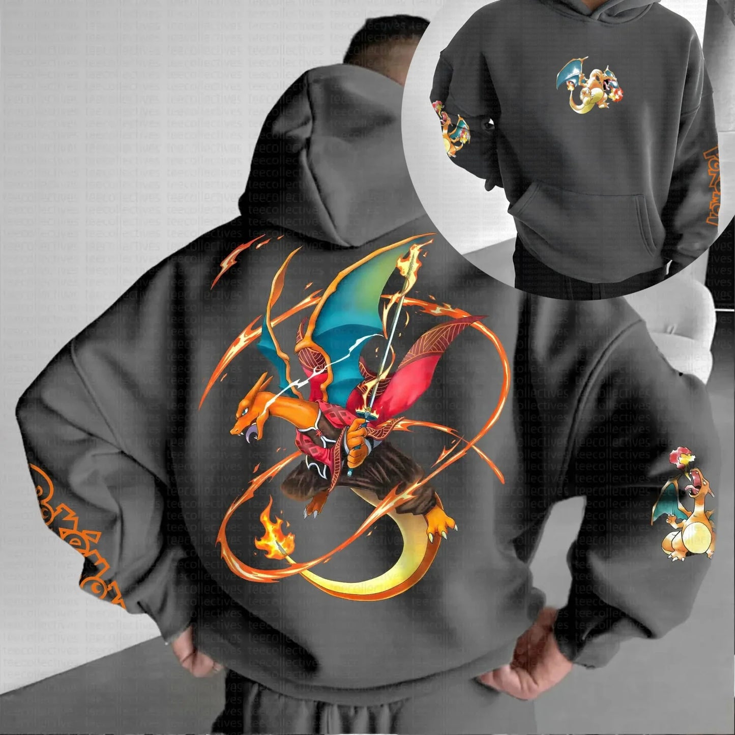 Parent-child Clothing Autumn Winter Japanese Hot-blooded Anime Classic Characters Comfortable Hoodie Men's Women's