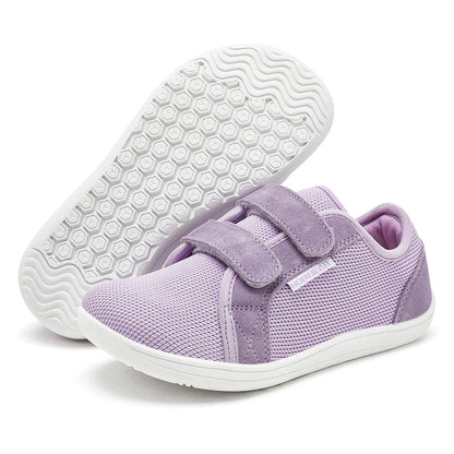 Kids Mesh Barefoot Shoes Little/Big/Kid Wide Toe Minimalist Sneakers Lightweight Hook Loop Breathable Casual Shoes