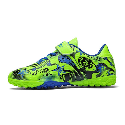 New Youth Soccer Shoes Kids Football Boots Professional Training Non-Slip Indoor Outdoor Futsal Cleats Sneakers Breathable 28-39