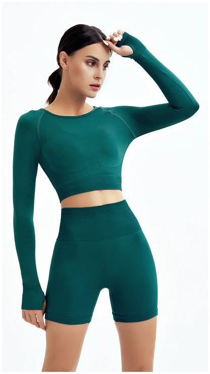 Seamless Yoga Set Gym Clothes Sportswear Yoga Suits For Women