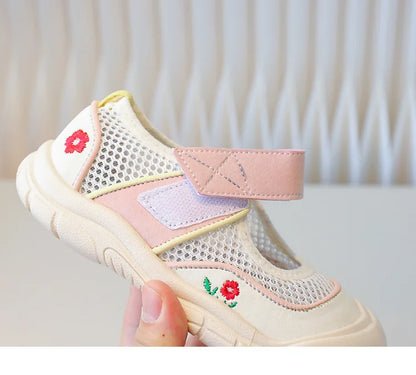 Kids mesh sneaker Anti-slip Sandal Toddler Boy Sports Shoe Girl Children Breathable Beach Sandal Soft Bottom sports casual Shoes