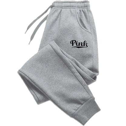 Pink Print Pants Women's Sports Pants