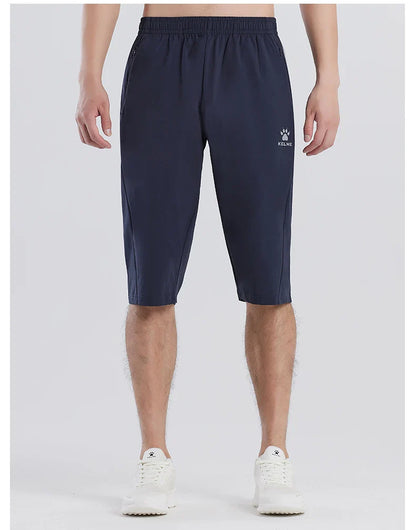 Kelme Sports Capris Men's Summer Breathable Fitness Shorts Football Training Ice Silk Running Shorts