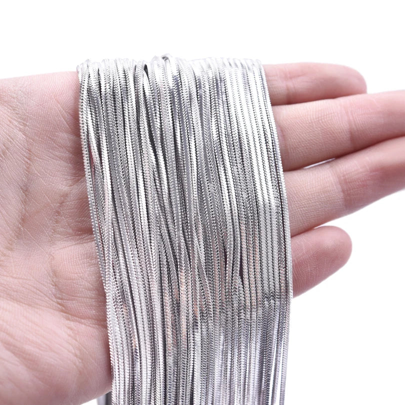 45/50/60/70cm Snake Long Chain Necklace Stainless Steel Necklaces For Women Men Jewelry Neck Chokers Catenina Collana
